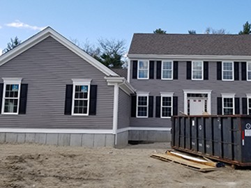 Siding Installation in Bridgwater, MA. Before
