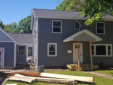 Siding Installation in Hudson, MA. Before