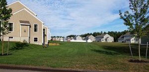 Siding repair in Bridgwater, MA.