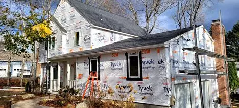 Siding project in Shrewsbury, MA