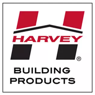 Harvey vinyl window logo