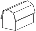 Gambrel Roof style